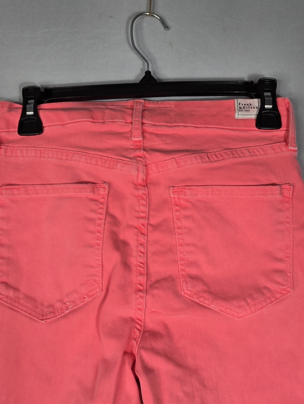 Frank & Eileen Faded Pink Coral Jean Size 27 Stretch Denim Sligo AS IS SPOT - Picture 11 of 16